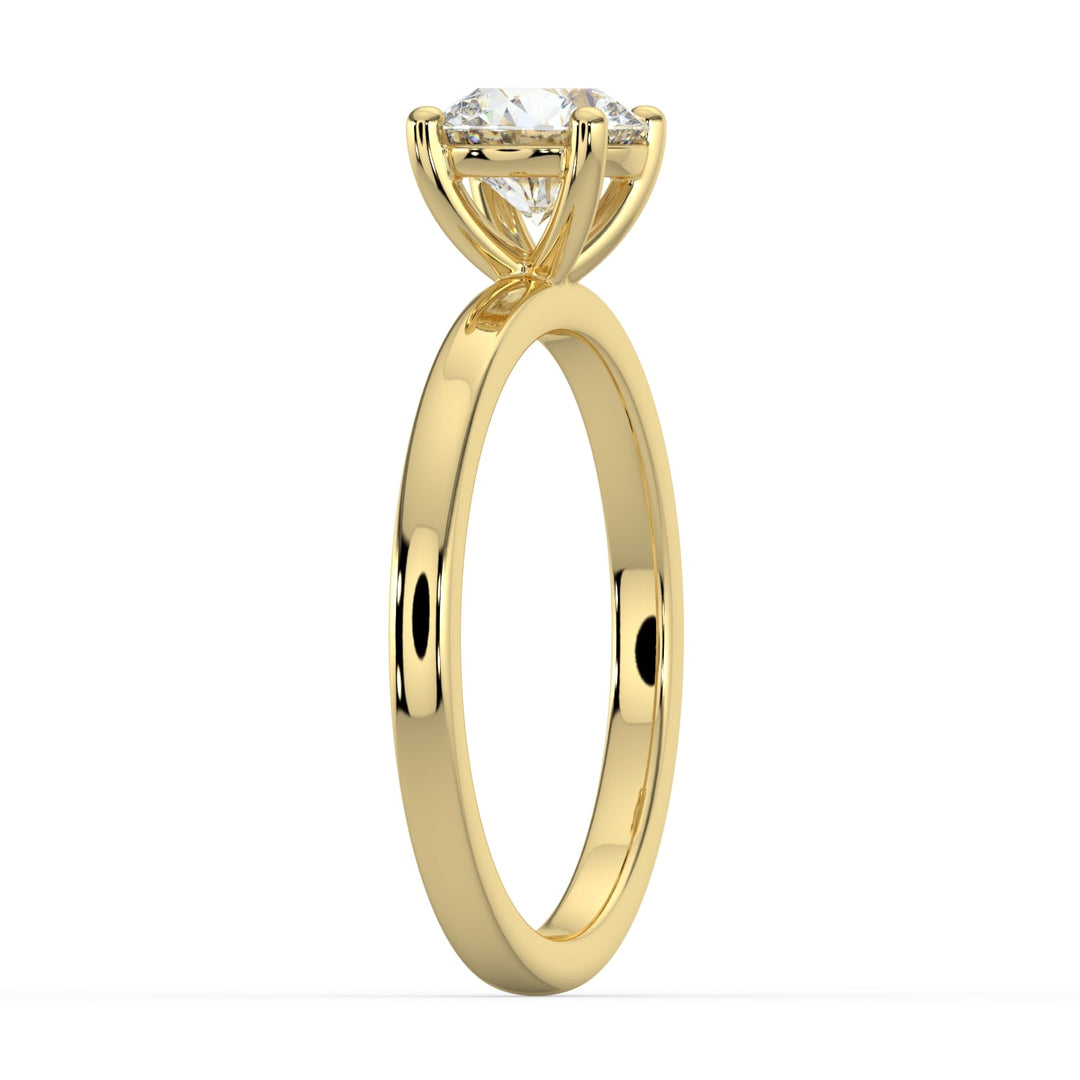 "Classic Infusion” Solitaire Engagement Ring -  R1002 in Ring by 18 KARATS