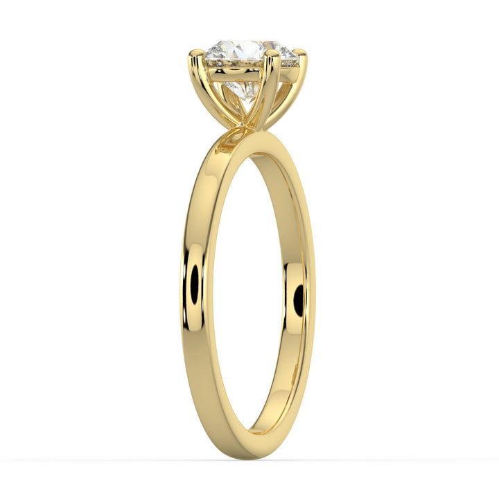 "Classic Infusion” Solitaire Engagement Ring -  R1002 in Ring by 18 KARATS