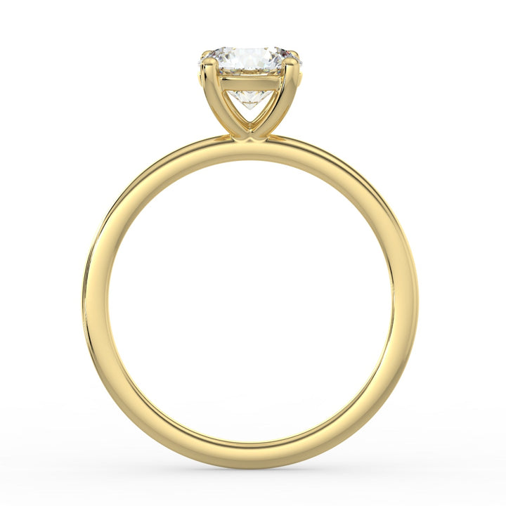 "Classic Infusion” Solitaire Engagement Ring -  R1002 in Ring by 18 KARATS