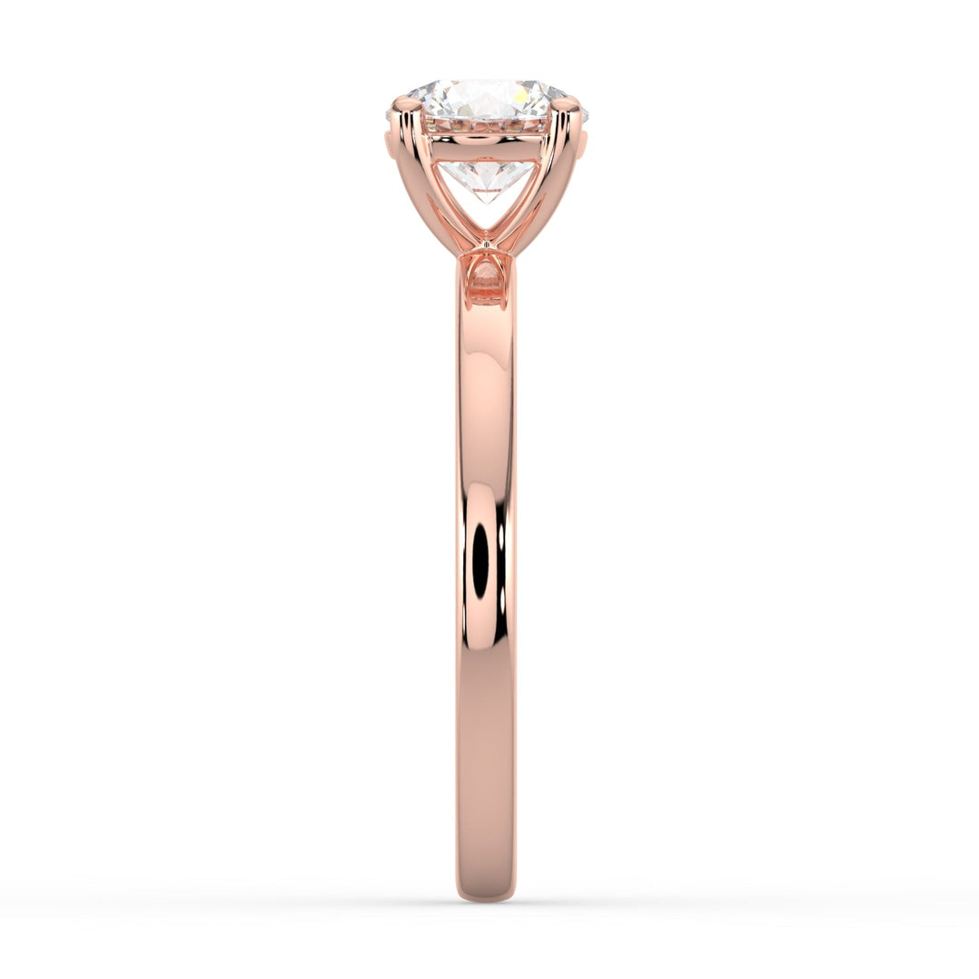 "Classic Infusion” Solitaire Engagement Ring -  R1002 in Ring by 18 KARATS