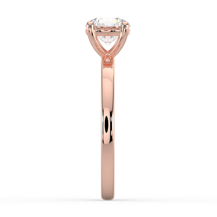 "Classic Infusion” Solitaire Engagement Ring -  R1002 in Ring by 18 KARATS