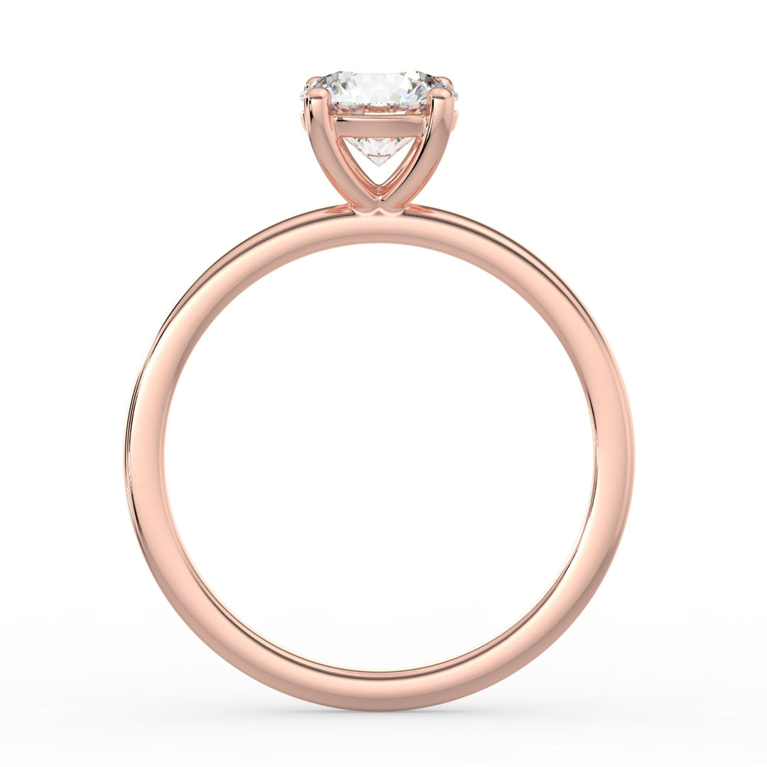 "Classic Infusion” Solitaire Engagement Ring -  R1002 in Ring by 18 KARATS