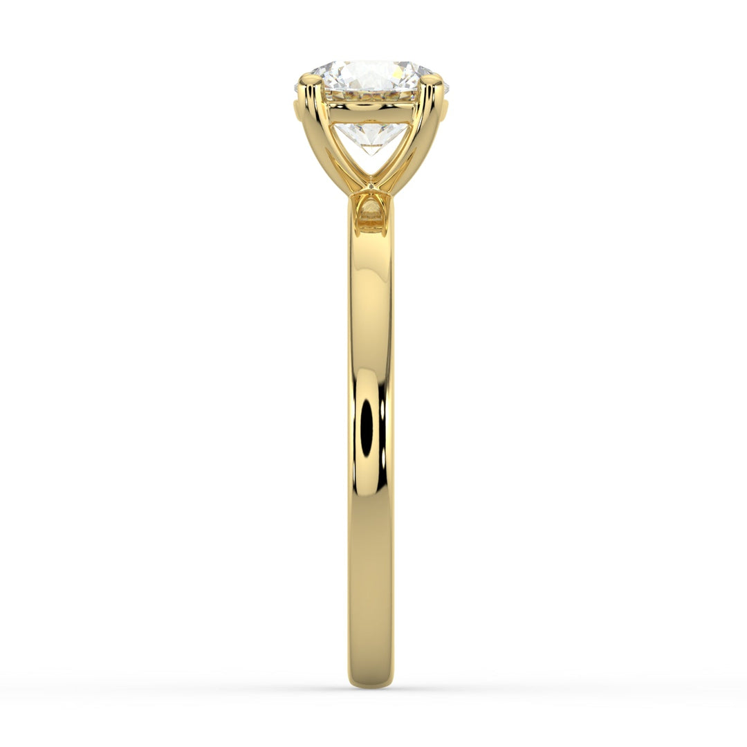 "Classic Infusion” Solitaire Engagement Ring -  R1002 in Ring by 18 KARATS