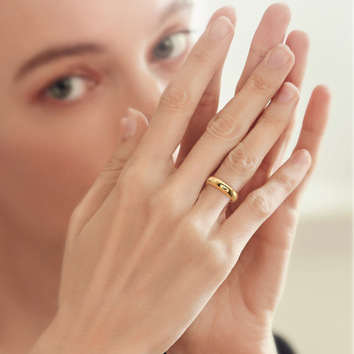 Classic Love Wedding Band — B1007 in Wedding Bands by 18 KARATS