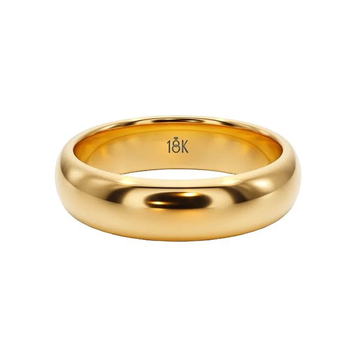 Classic Love Wedding Band -  B1007 in Wedding Bands by 18 KARATS