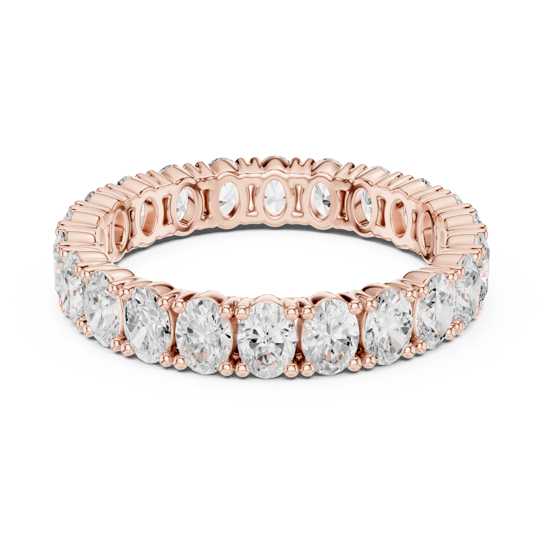 Classic Oval Cut 1.92 ctw Diamond Eternity Band - B1181 in Wedding Bands by 18 KARATS INC.