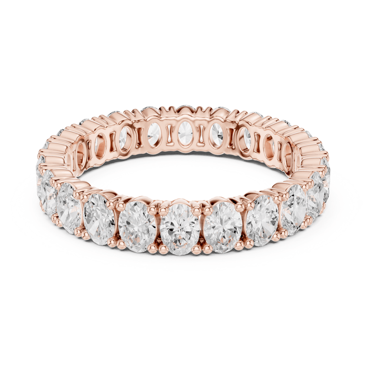 Classic Oval Cut 1.92 ctw Diamond Eternity Band - B1181 in Wedding Bands by 18 KARATS INC.