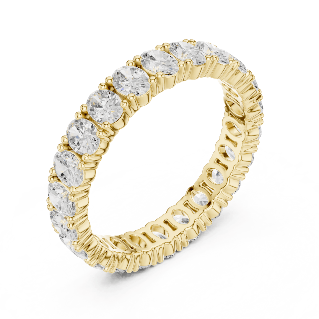 Classic Oval Cut 1.92 ctw Diamond Eternity Band - B1181 in Wedding Bands by 18 KARATS INC.