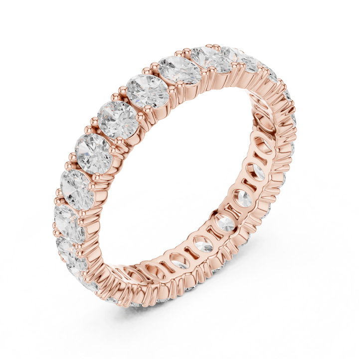Classic Oval Cut 1.92 ctw Diamond Eternity Band - B1181 in Wedding Bands by 18 KARATS INC.