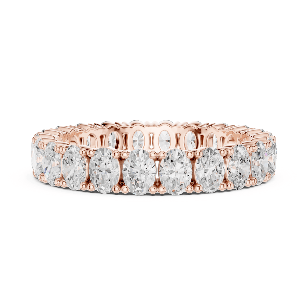 Classic Oval Cut 1.92 ctw Diamond Eternity Band - B1181 in Wedding Bands by 18 KARATS INC.
