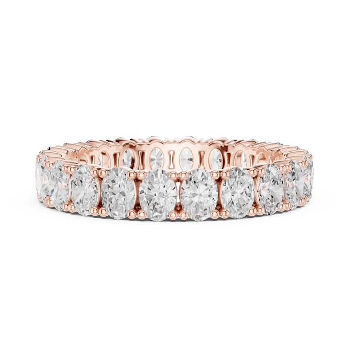 Classic Oval Cut 1.92 ctw Diamond Eternity Band - B1181 in Wedding Bands by 18 KARATS INC.