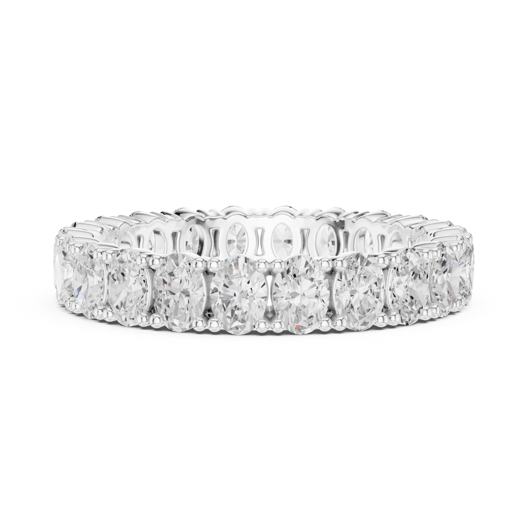 Classic Oval Cut 1.92 ctw Diamond Eternity Band - B1181 in Wedding Bands by 18 KARATS INC.