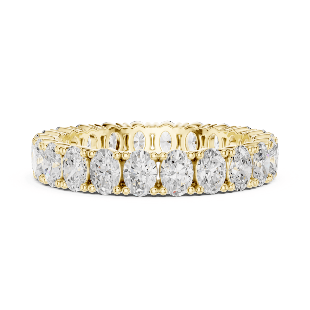 Classic Oval Cut 1.92 ctw Diamond Eternity Band - B1181 in Wedding Bands by 18 KARATS INC.