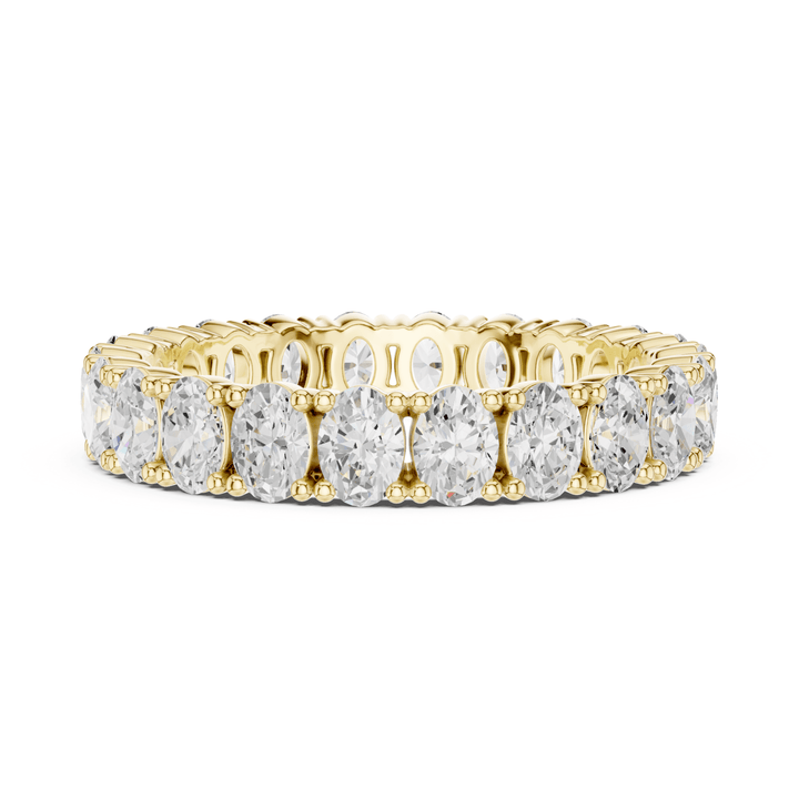 Classic Oval Cut 1.92 ctw Diamond Eternity Band - B1181 in Wedding Bands by 18 KARATS INC.