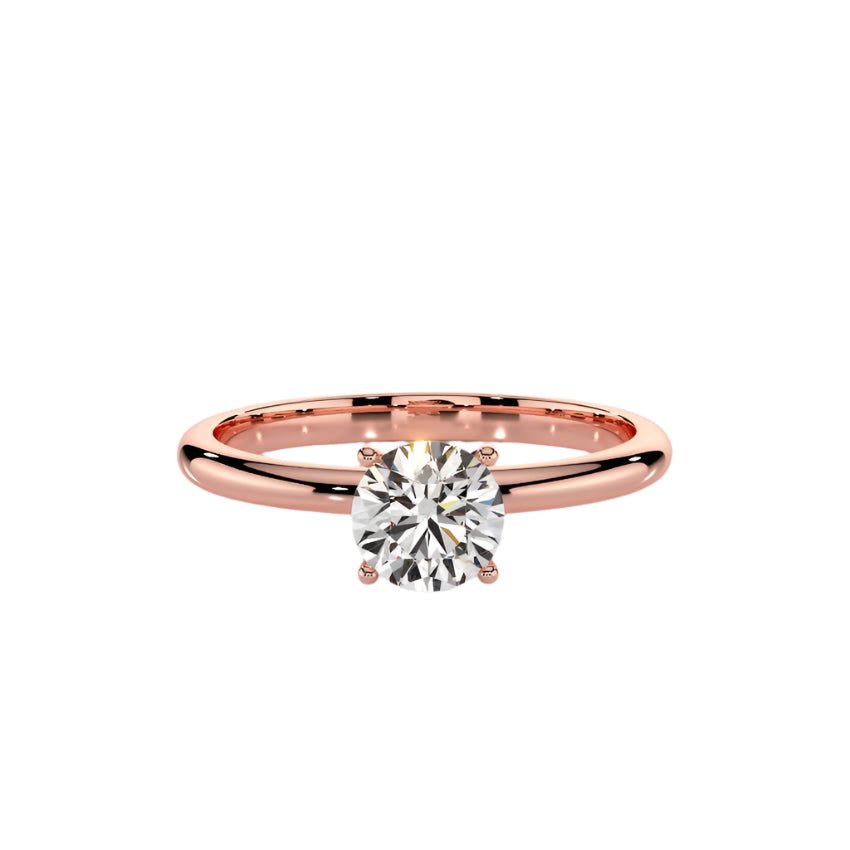Classic Promise Solitaire Engagement Ring - R1004 in by 18 KARATS