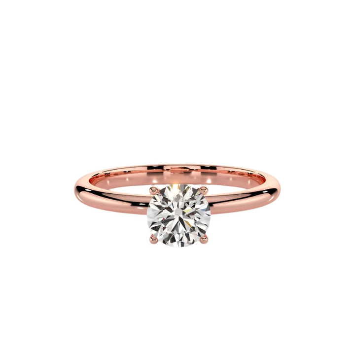 Classic Promise Solitaire Engagement Ring - R1004 in by 18 KARATS