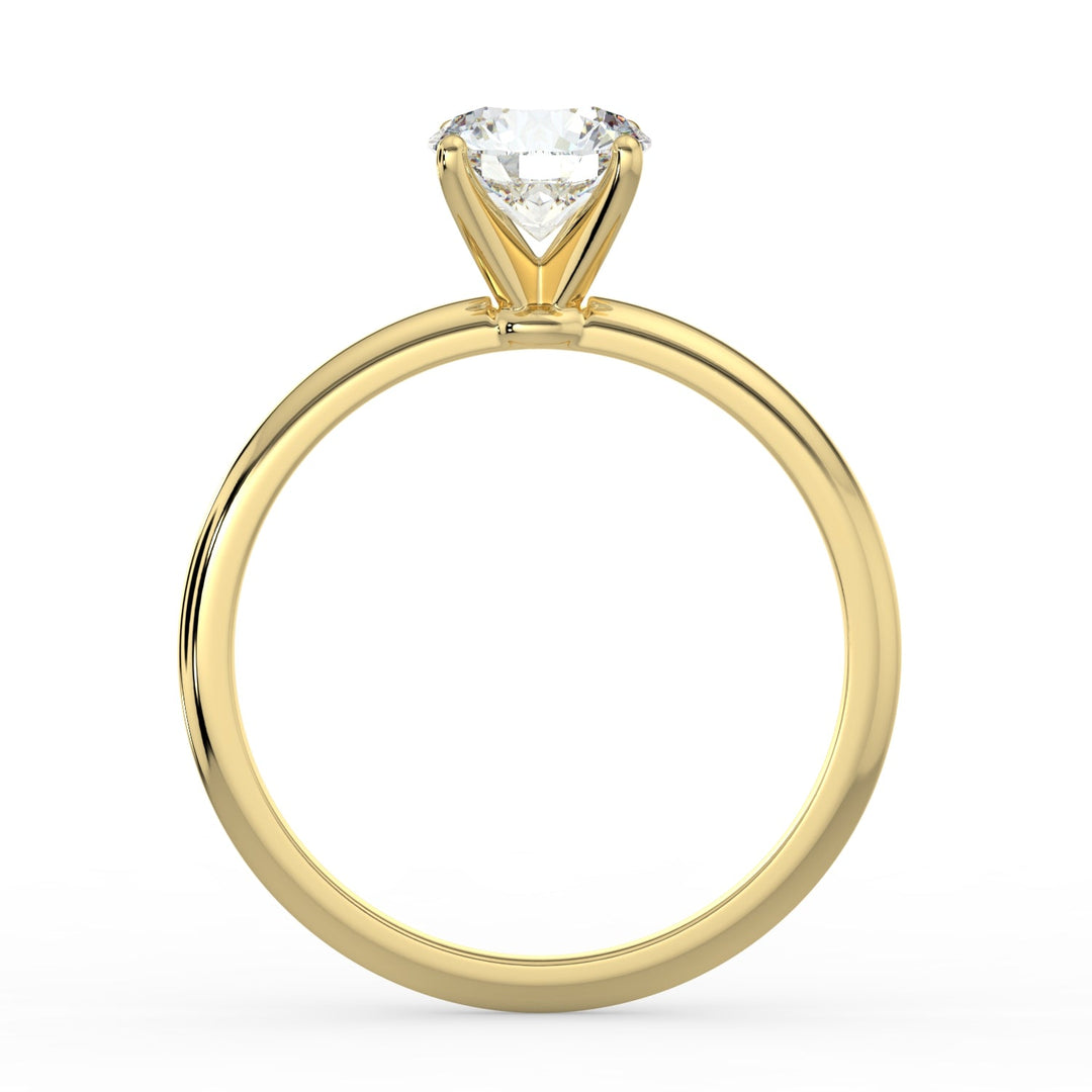 Classic Promise Solitaire Engagement Ring - R1004 in by 18 KARATS