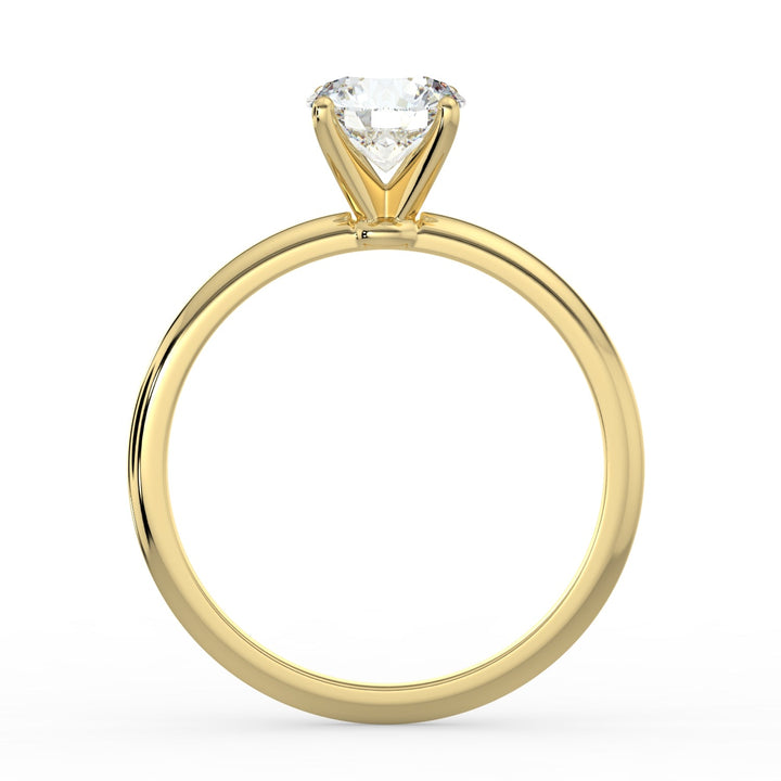 Classic Promise Solitaire Engagement Ring - R1004 in by 18 KARATS