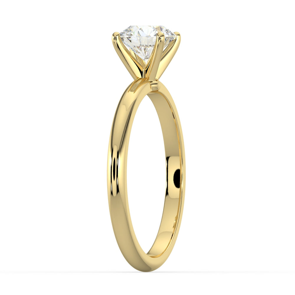 Classic Promise Solitaire Engagement Ring - R1004 in by 18 KARATS