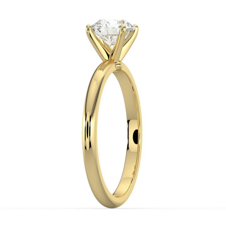Classic Promise Solitaire Engagement Ring - R1004 in by 18 KARATS