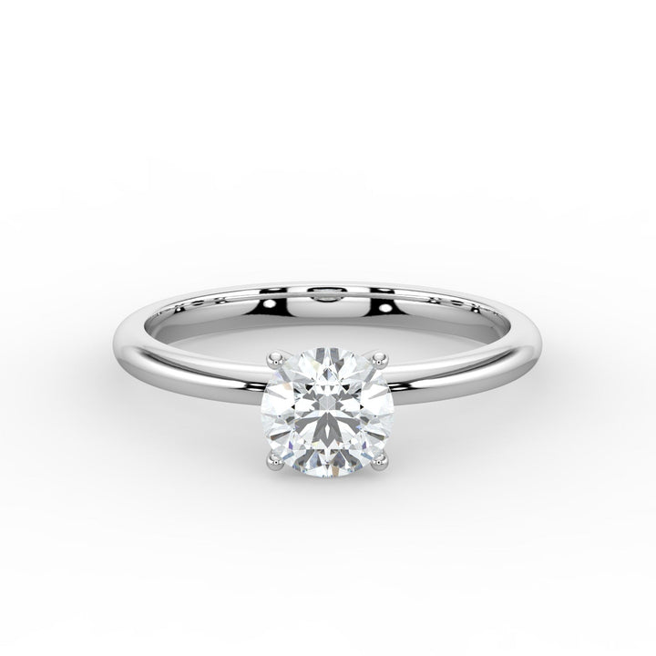Classic Promise Solitaire Engagement Ring - R1004 in by 18 KARATS