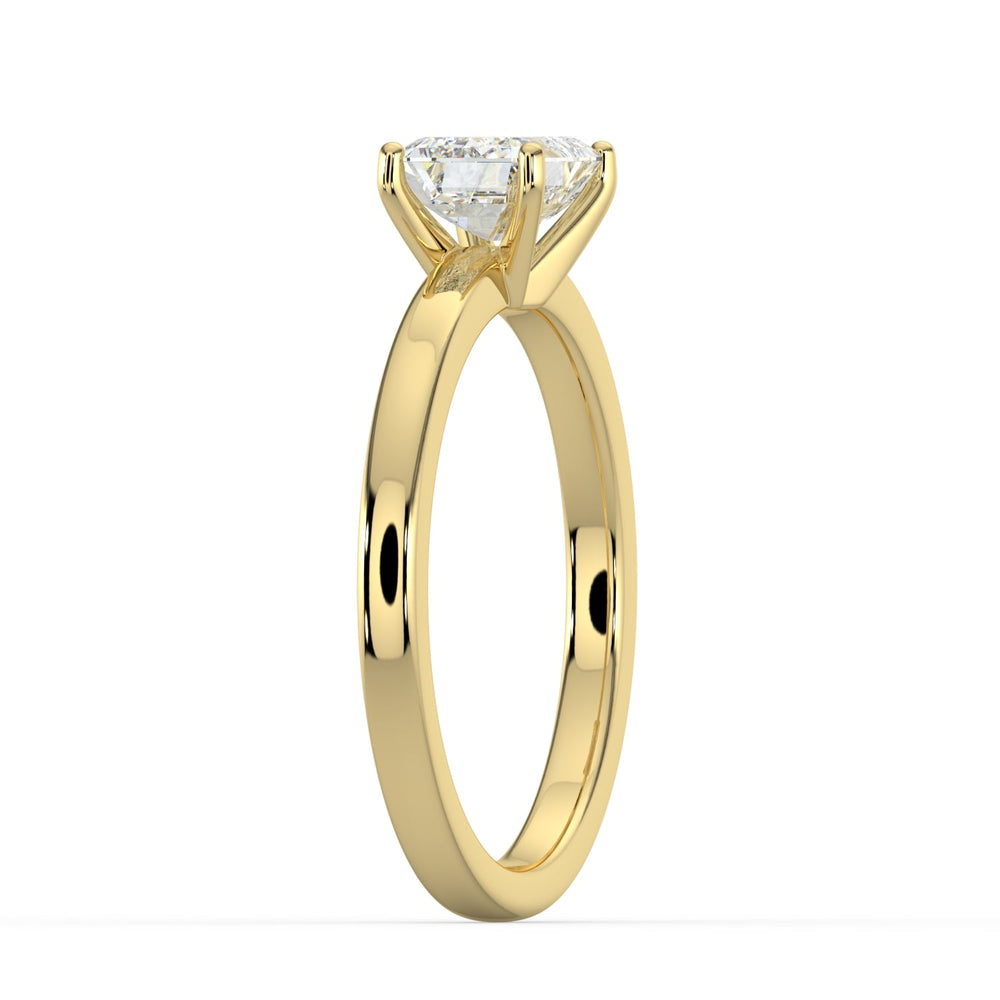 Classic Romance Solitaire East - West Engagement Ring - R1009 in Ring by 18 KARATS