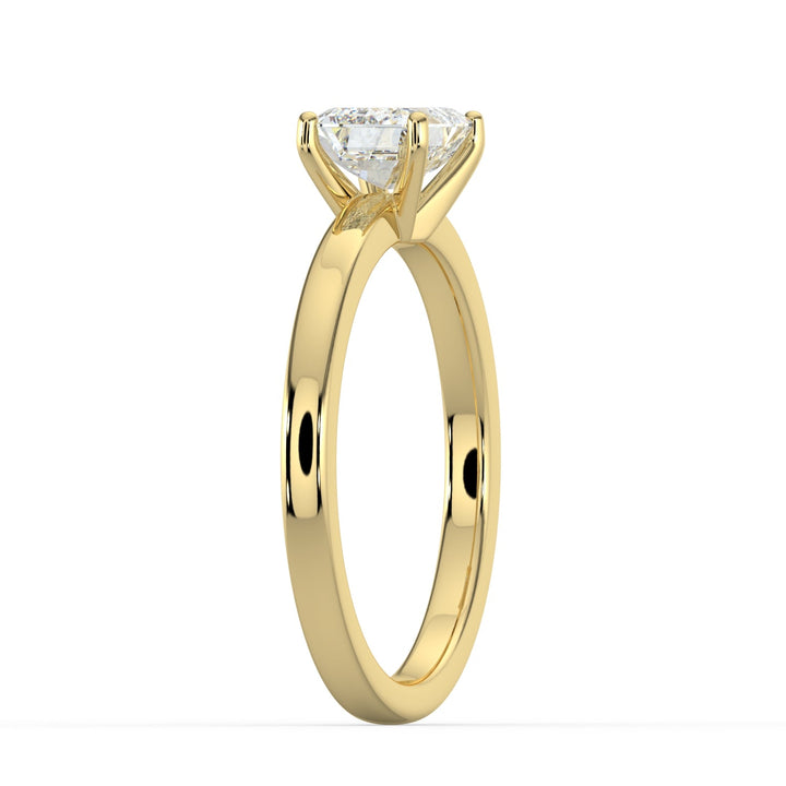 Classic Romance Solitaire East - West Engagement Ring - R1009 in Ring by 18 KARATS