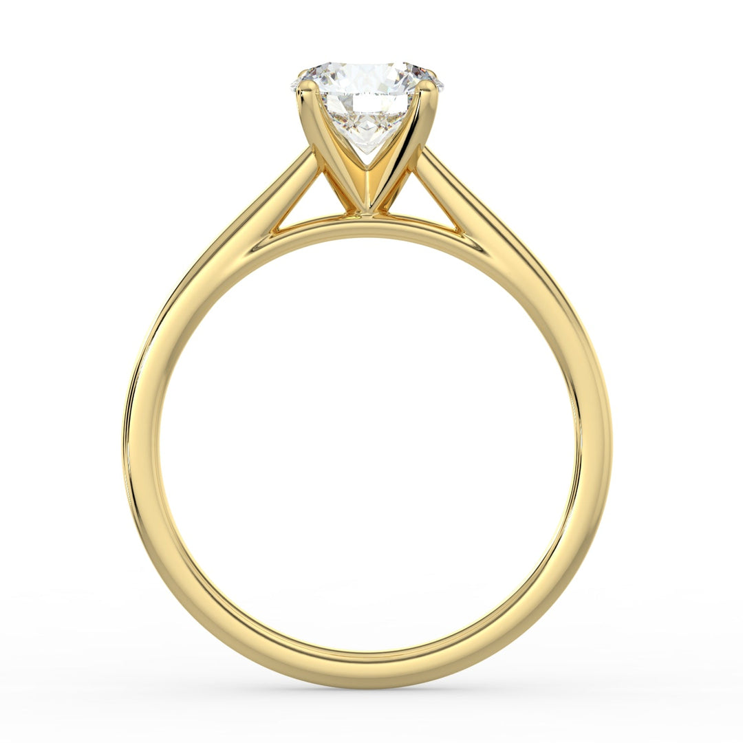 Classic Royalty Solitaire Engagement Ring - R1005 in Ring by 18 KARATS