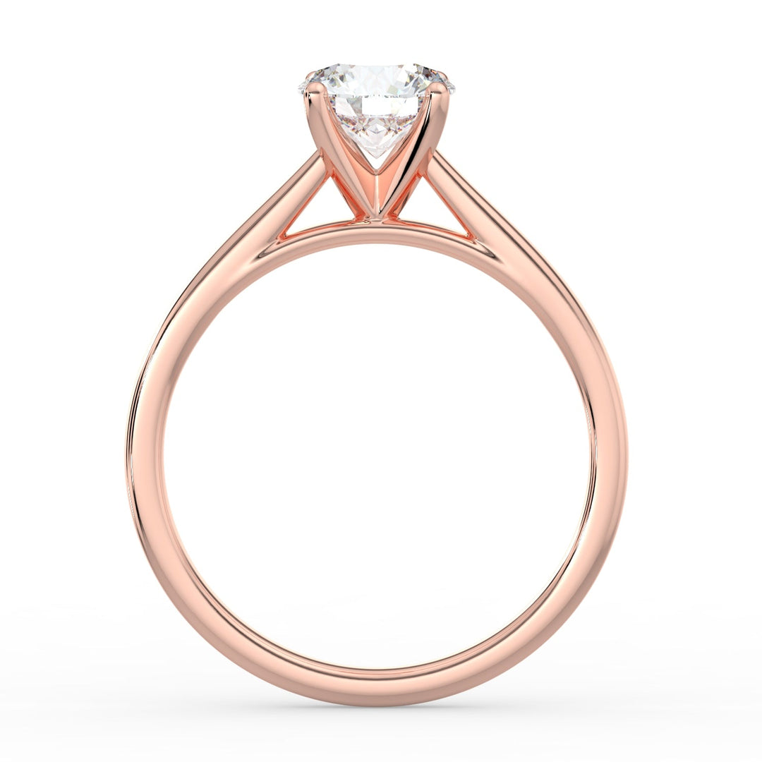 Classic Royalty Solitaire Engagement Ring - R1005 in Ring by 18 KARATS