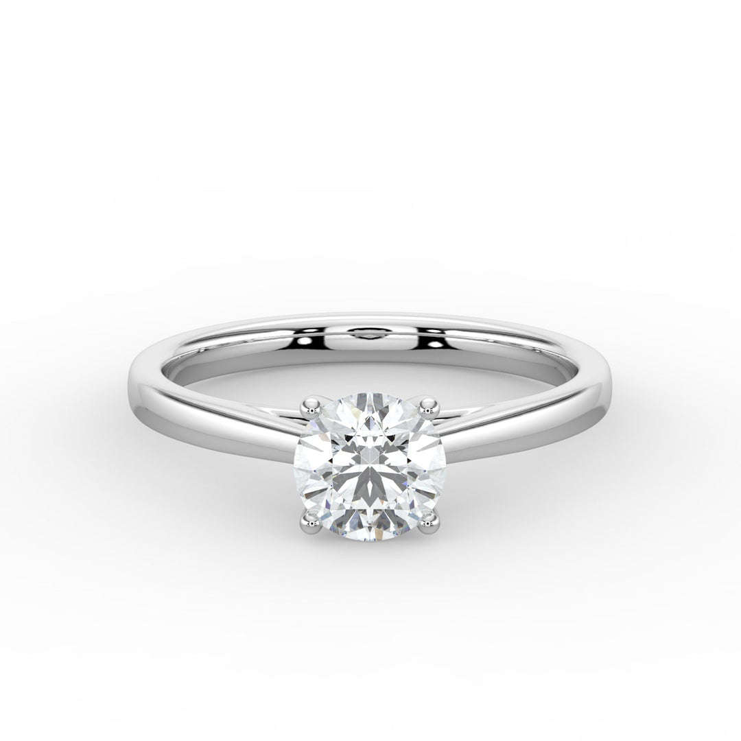 Classic Royalty Solitaire Engagement Ring - R1005 in Ring by 18 KARATS