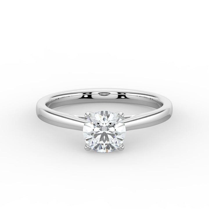 Classic Royalty Solitaire Engagement Ring - R1005 in Ring by 18 KARATS
