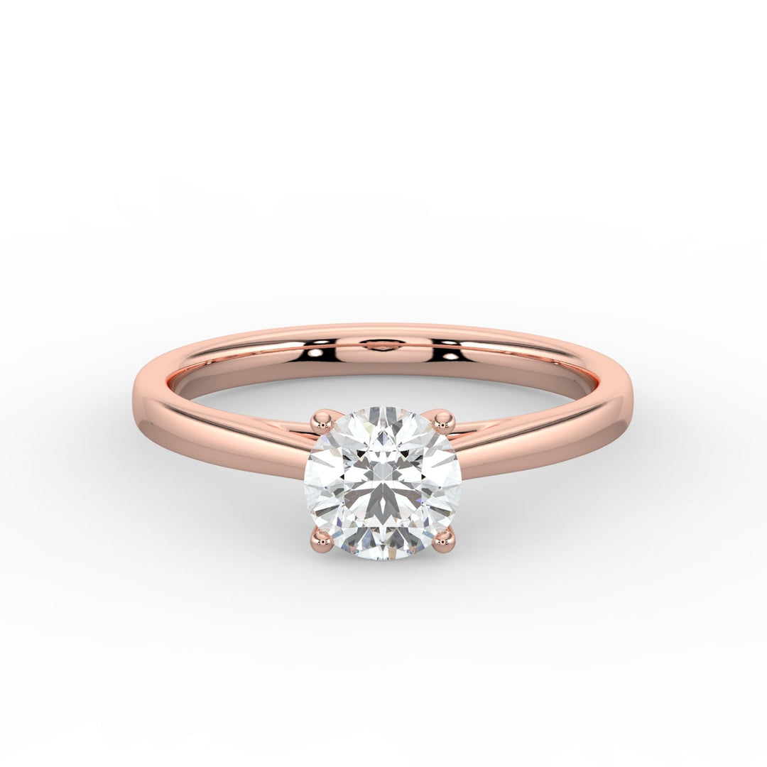 Classic Royalty Solitaire Engagement Ring - R1005 in Ring by 18 KARATS