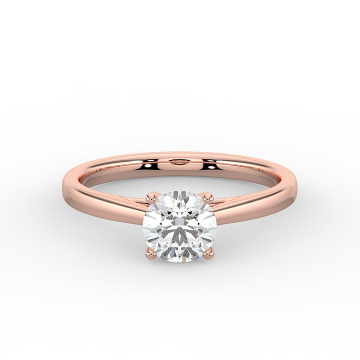 Classic Royalty Solitaire Engagement Ring - R1005 in Ring by 18 KARATS