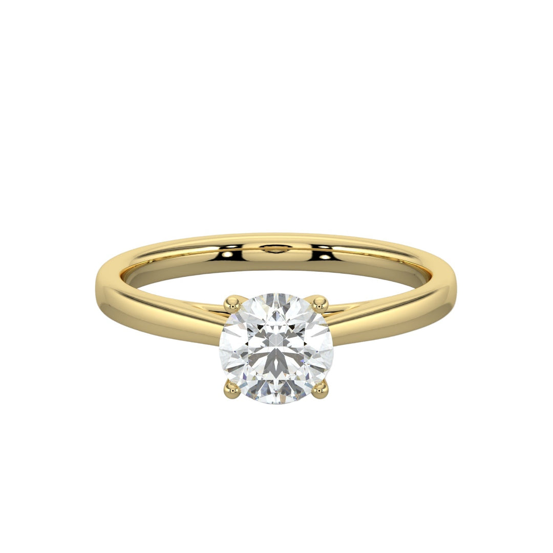 Classic Royalty Solitaire Engagement Ring - R1005 in Ring by 18 KARATS