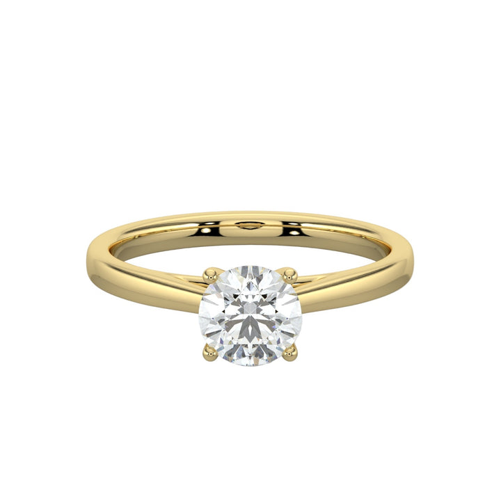 Classic Royalty Solitaire Engagement Ring - R1005 in Ring by 18 KARATS