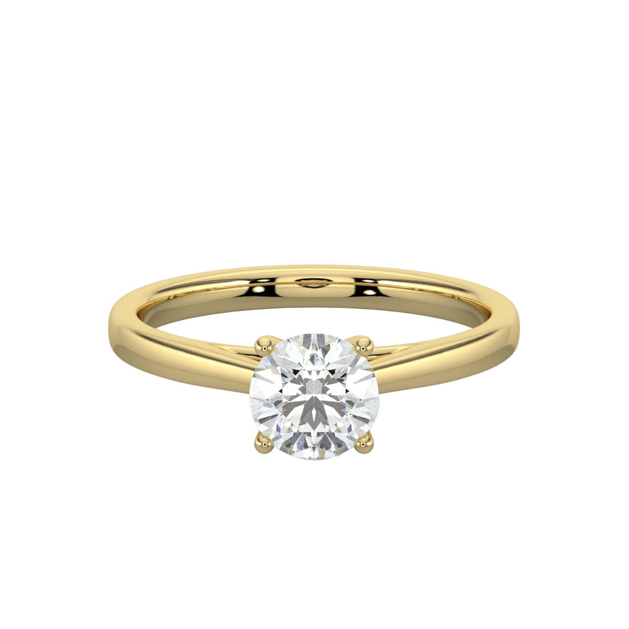 Classic Royalty Solitaire Engagement Ring - R1005 in Ring by 18 KARATS