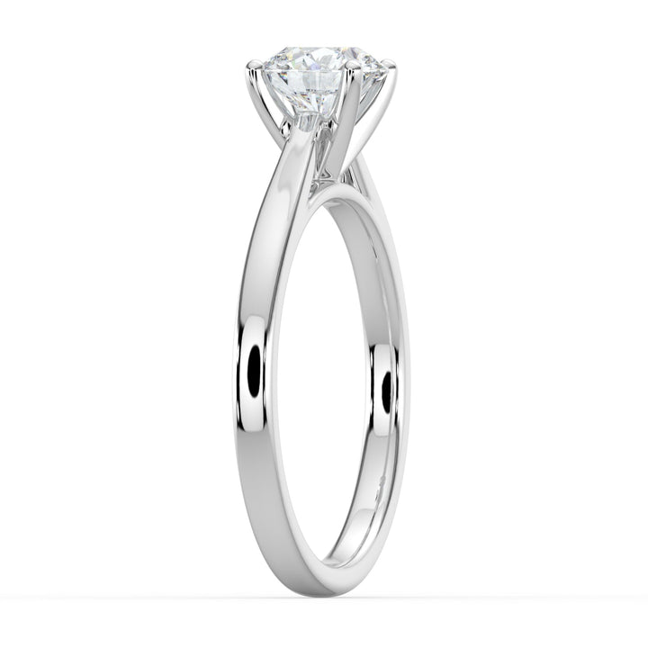 Classic Royalty Solitaire Engagement Ring - R1005 in Ring by 18 KARATS