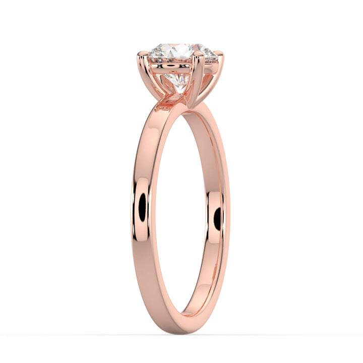 Classic Sparkle Solitaire Engagement Ring - R1007 in by 18 KARATS