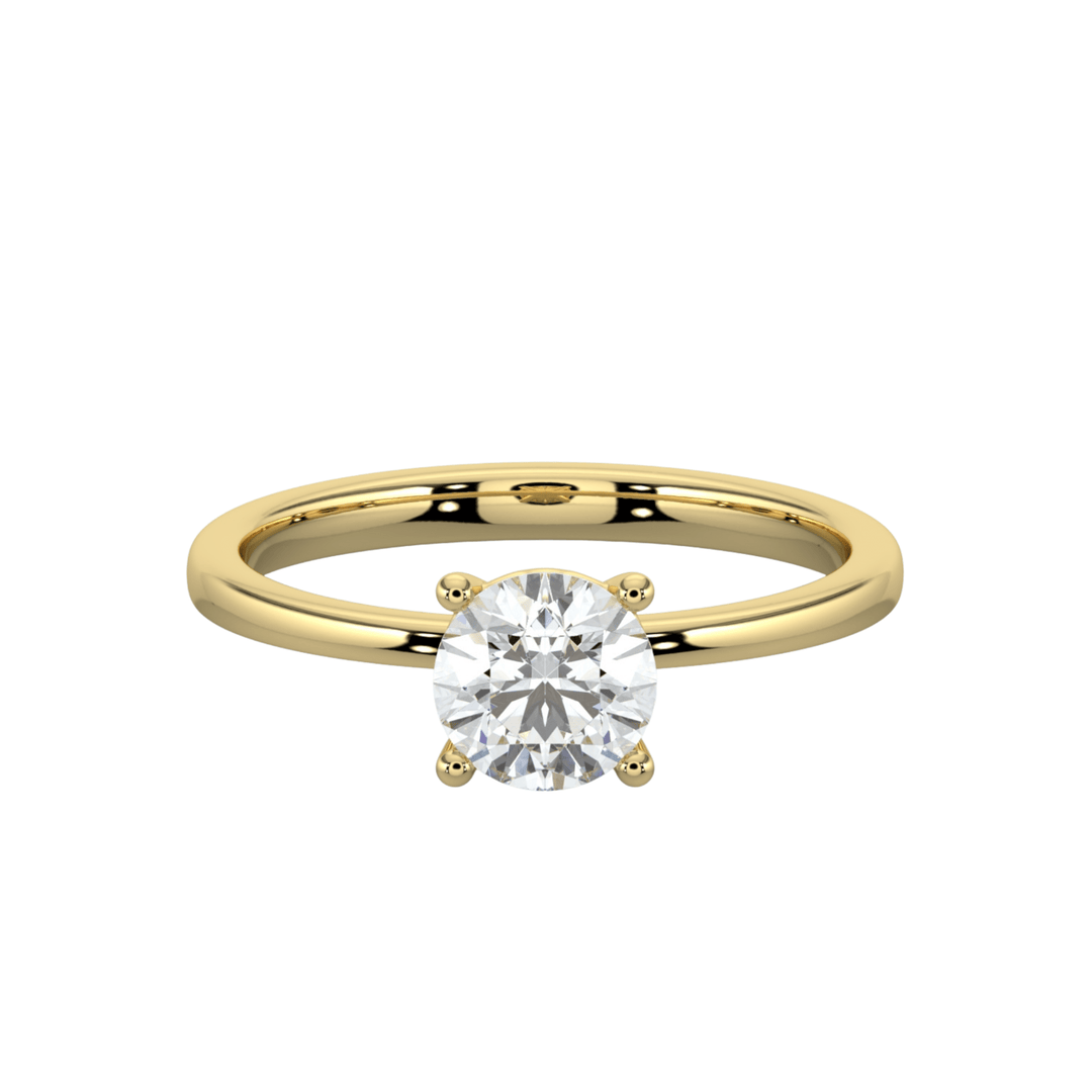 Classic Sparkle Solitaire Engagement Ring - R1007 in by 18 KARATS INC.