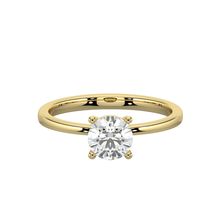 Classic Sparkle Solitaire Engagement Ring - R1007 in by 18 KARATS INC.