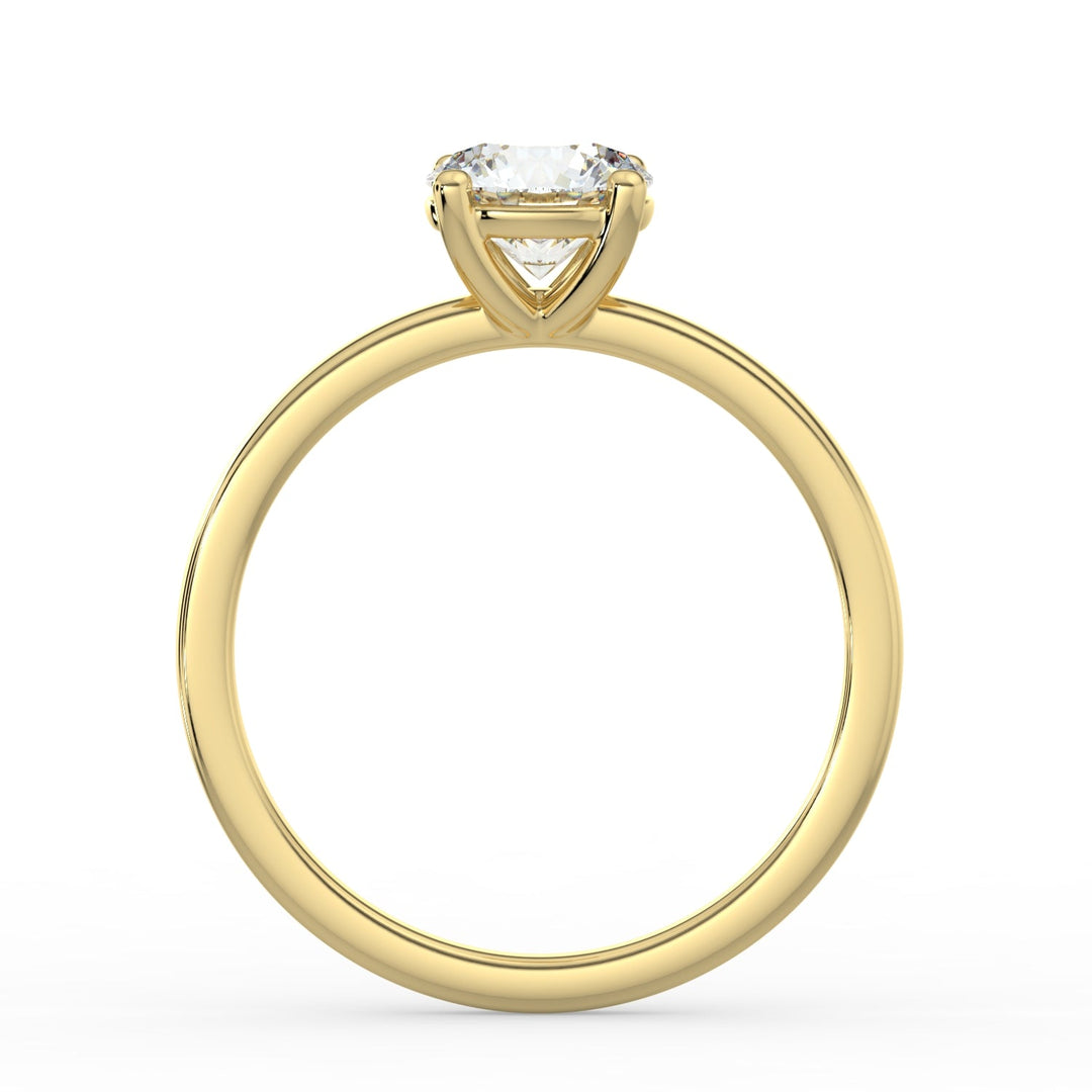 Classic Sparkle Solitaire Engagement Ring - R1007 in by 18 KARATS