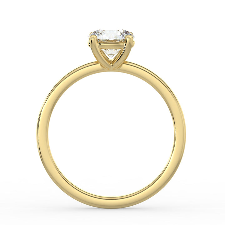 Classic Sparkle Solitaire Engagement Ring - R1007 in by 18 KARATS