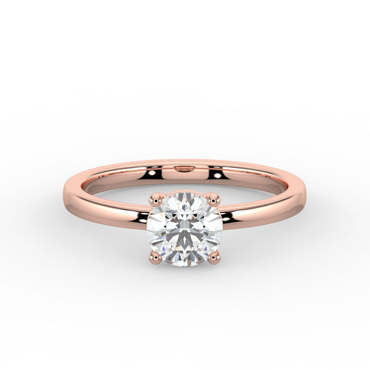 Classic Sparkle Solitaire Engagement Ring - R1007 in by 18 KARATS