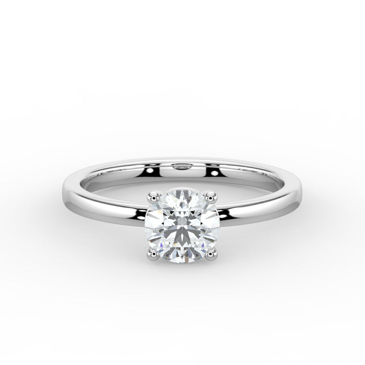 Classic Sparkle Solitaire Engagement Ring - R1007 in by 18 KARATS