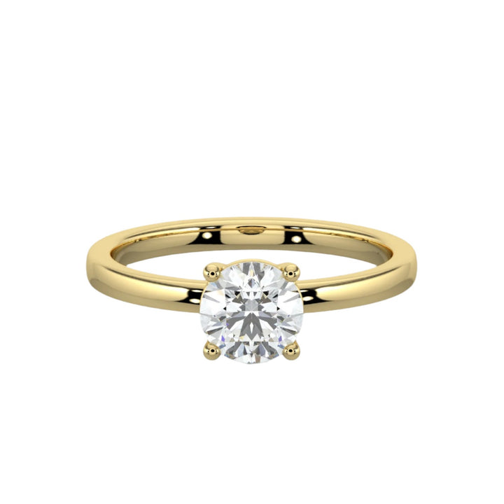 Classic Sparkle Solitaire Engagement Ring - R1007 in by 18 KARATS