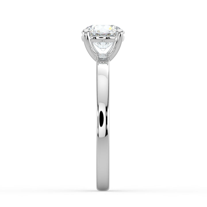 Classic Sparkle Solitaire Engagement Ring - R1007 in by 18 KARATS