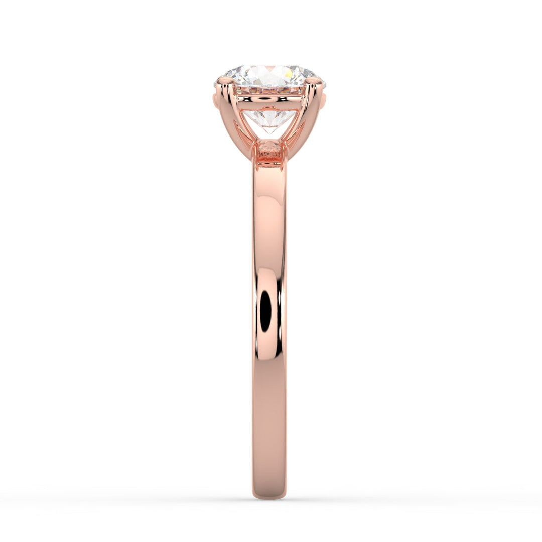 Classic Sparkle Solitaire Engagement Ring - R1007 in by 18 KARATS