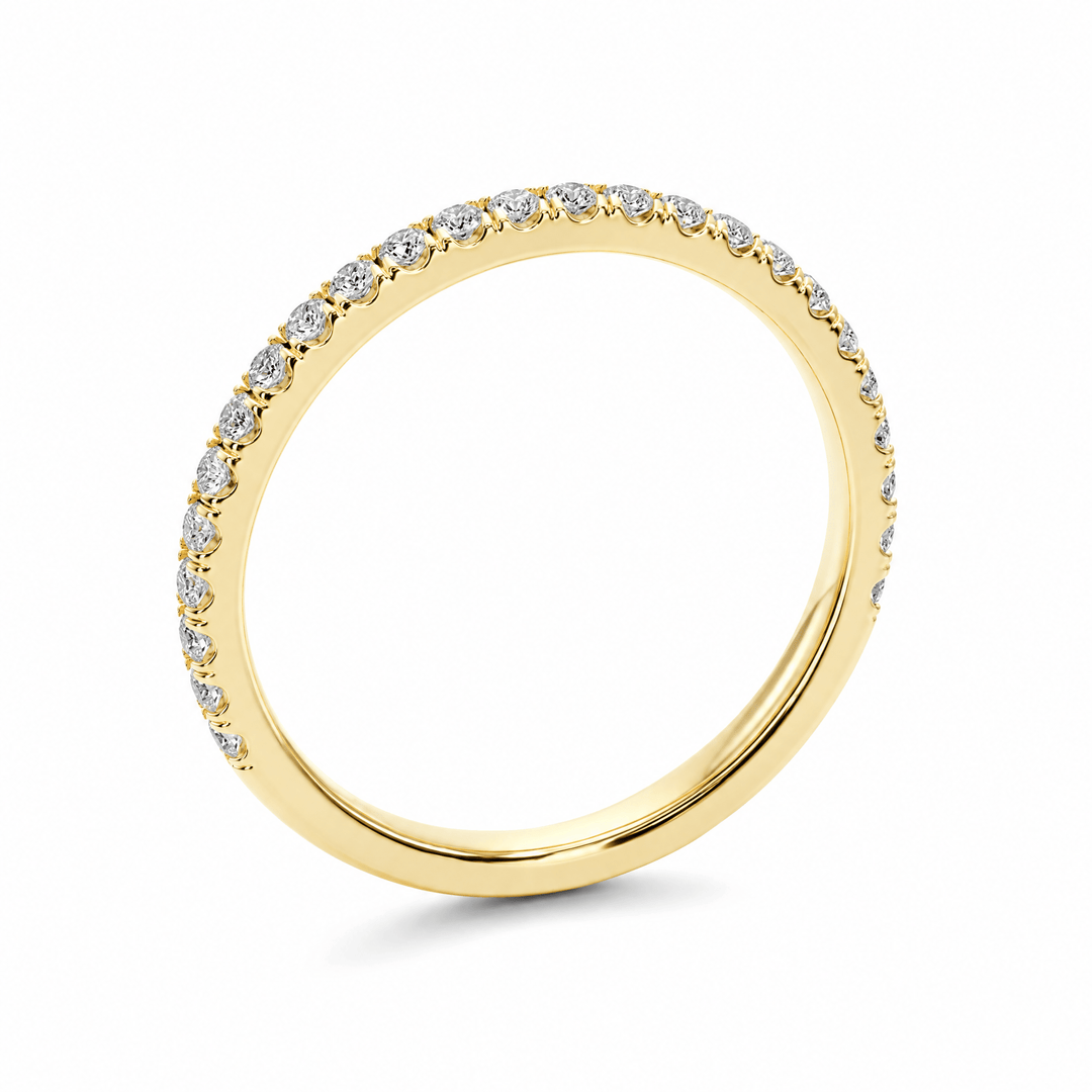 Classic U-Pavé Wedding Band in Wedding Bands by 18 KARATS INC.