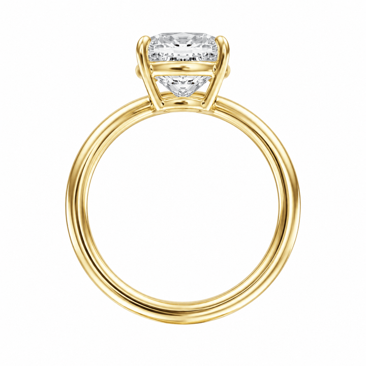 Contour Cushion Lab Diamond Ring in Ready Rings by 18 KARATS INC.