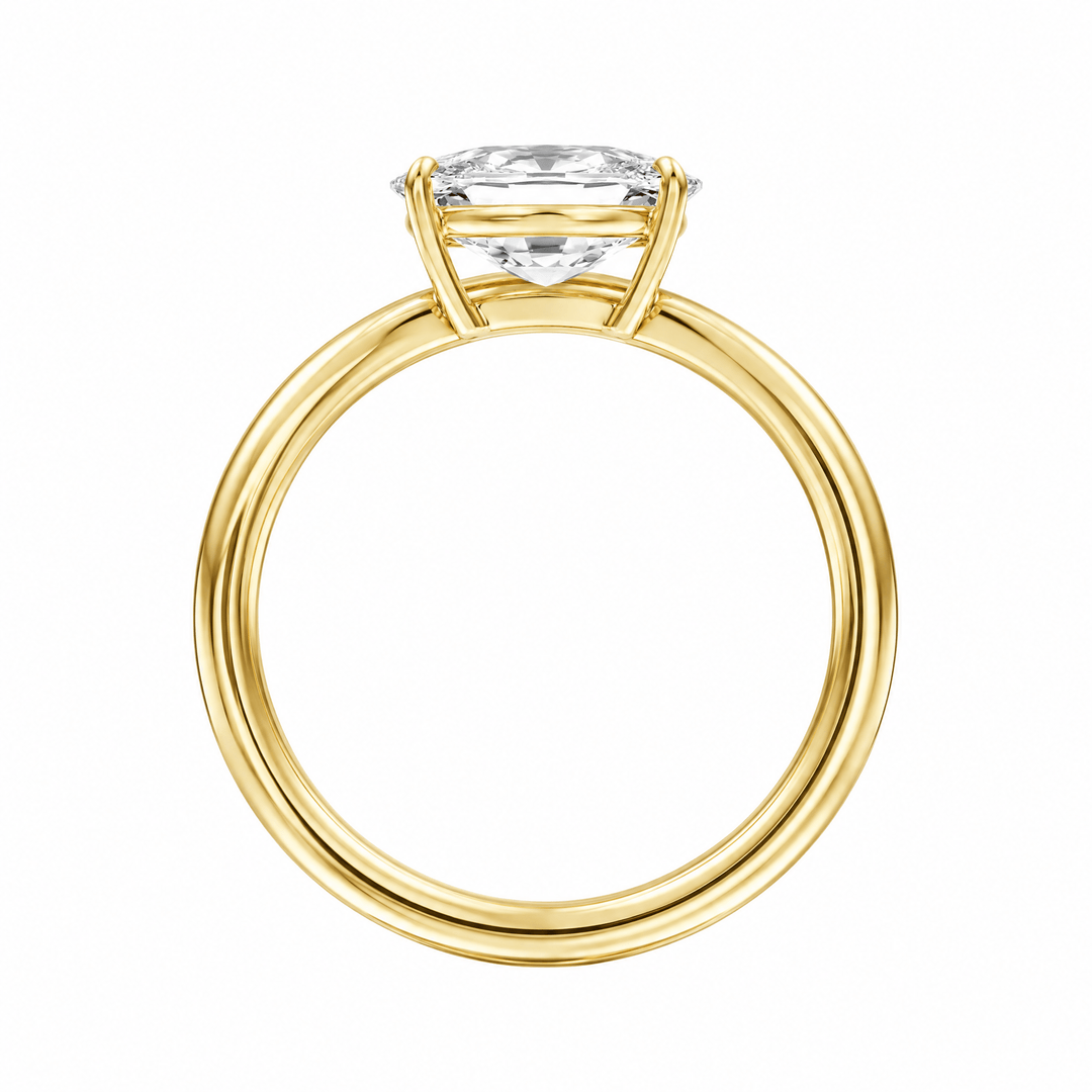 Contour Elongated Cushion Lab Diamond Ring in Ready Rings by 18 KARATS INC.